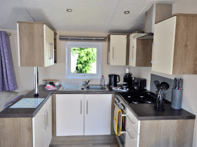 static caravan kitchen